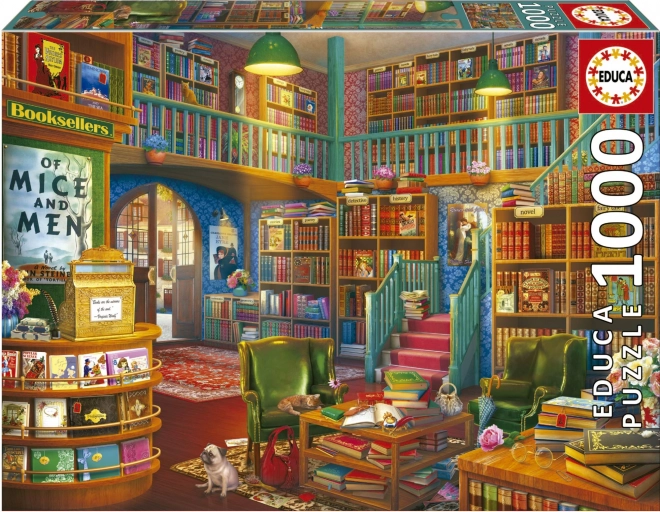 Puzzle Nádherné knihkupectví 1000 dílků