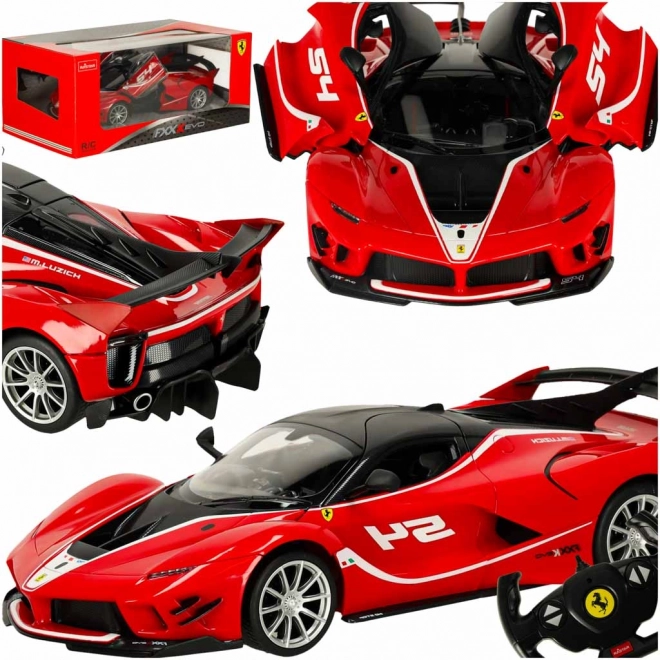 Dálkově ovládané auto Ferrari FXX červené
