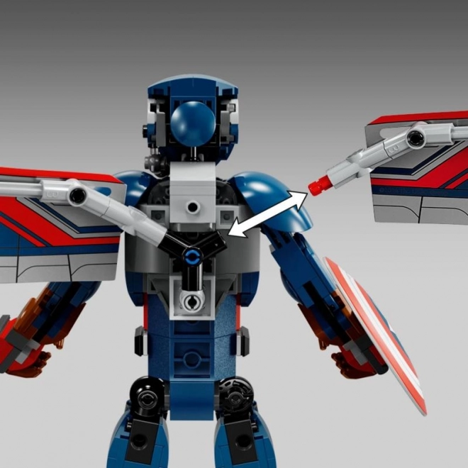 Nový Kapitán Amerika - stavebnice LEGO Marvel