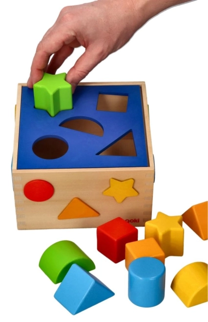 Třídička dřevěných bloků