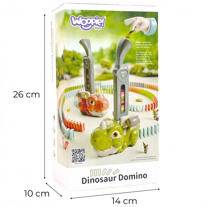 Barevný dino domino WOOPIE
