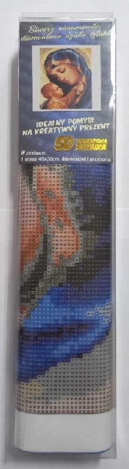 NORIMPEX Diamantové malování Matka Boží 30x40cm