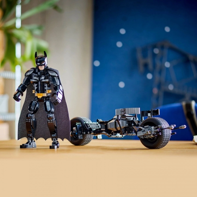 LEGO DC Batman figurka a batcykl