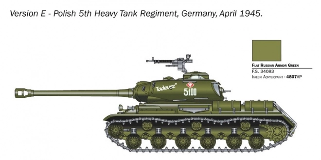 Plastikový model Josif Stalin JS-2 1/56