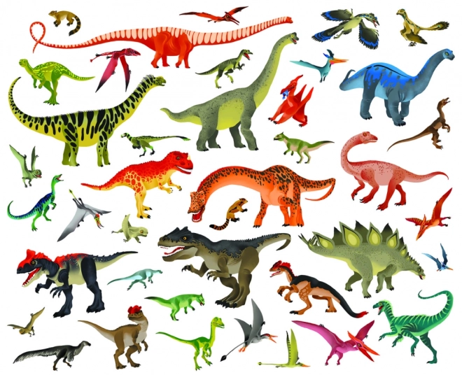 Čti a nalepuj – Mezi dinosaury