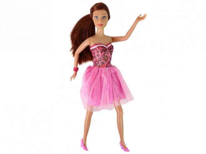 Lucy Doll Dress Pink Sada doplňků XXL