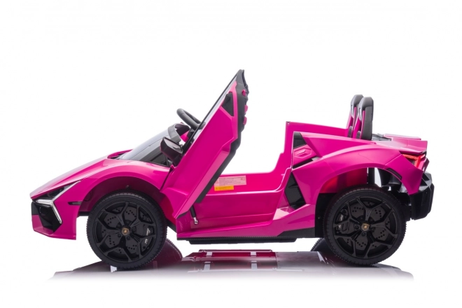 Růžový děti elektrické auto Lamborghini Revuelto XL