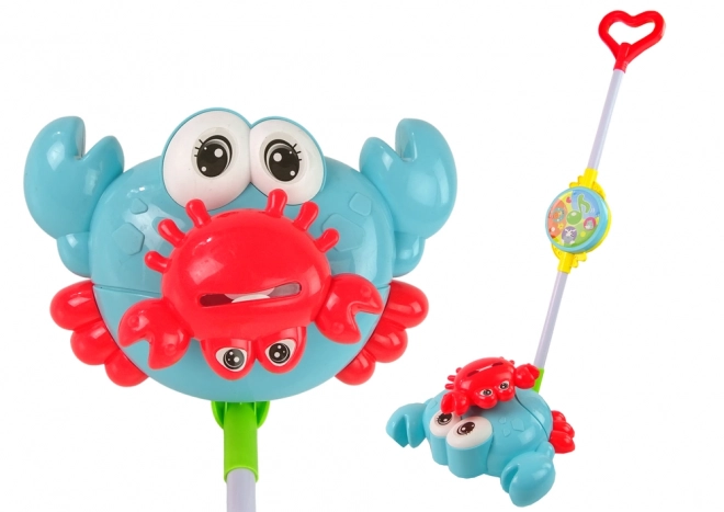 Dětský chodítko svítící Krab s hudbou