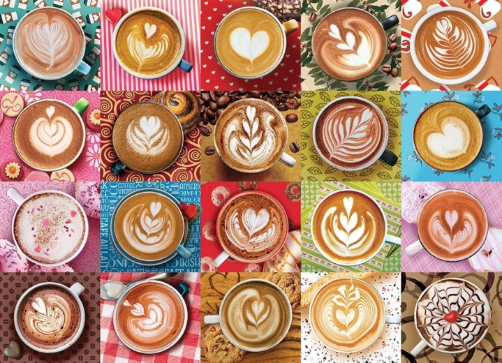 Okouzlující motiv latte art