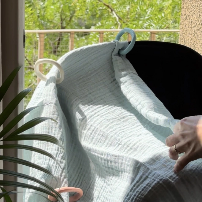 Ababu Dětské spojovací kroužky Myška - balení 10 ks