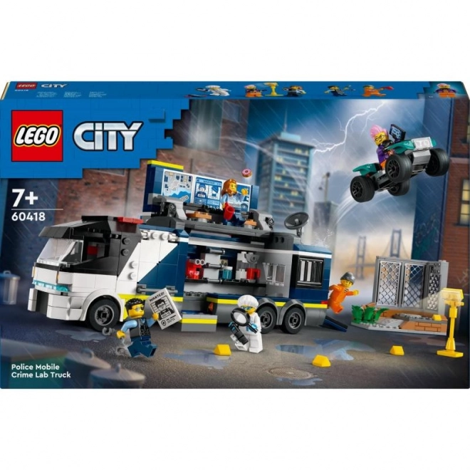 LEGO® City 60418 Mobilní kriminalistická laboratoř policistů