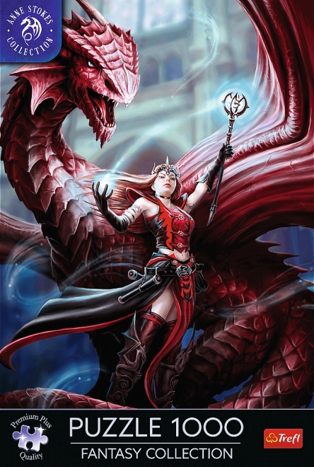 Trefl puzzle fantasy kolekce Šarlatový mág 1000 dílků