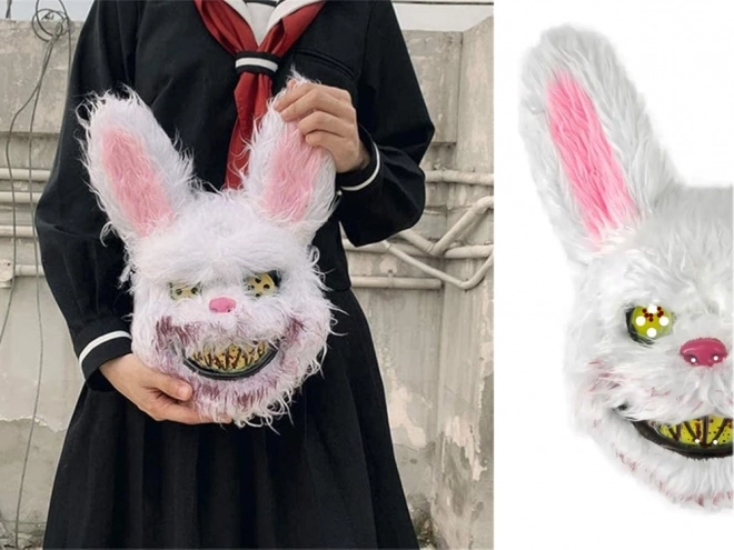 Halloweenská maska Králík strašidelné stvoření