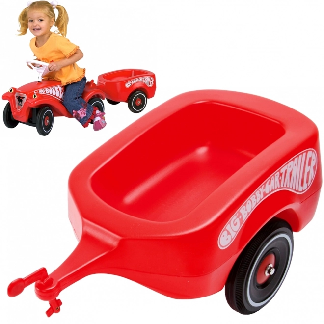 Přívěs pro odrážedlo BIG Bobby Car červený