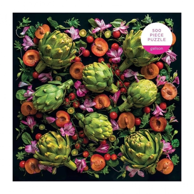 Puzzle Artyčokové květy 500 dílků
