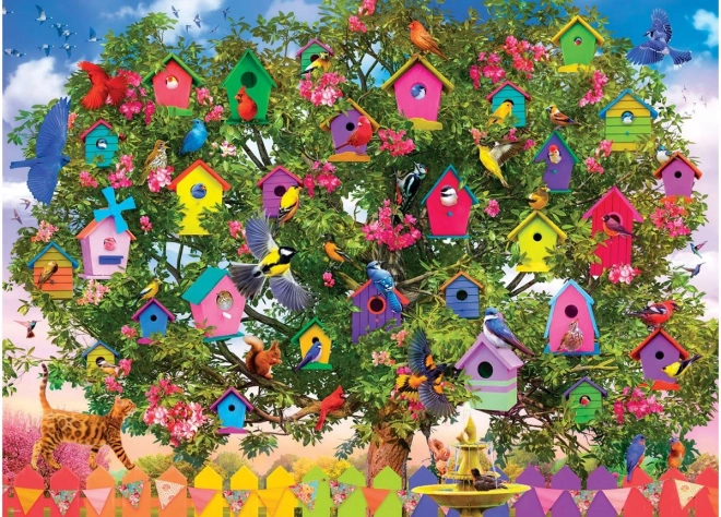 Puzzle Ptačí Budky 1000 Dílků