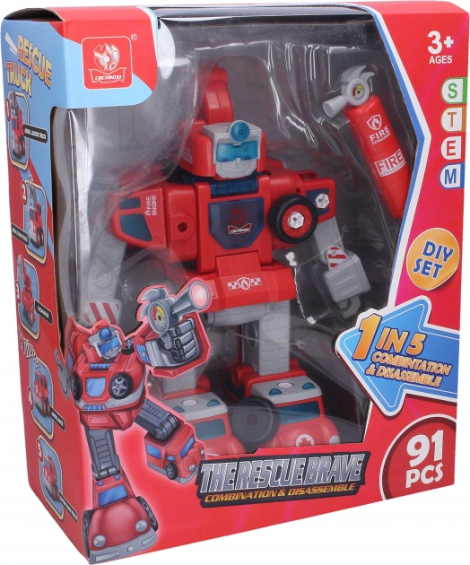 Šroubovací autorobot s efekty The Rescue Brave 32 cm