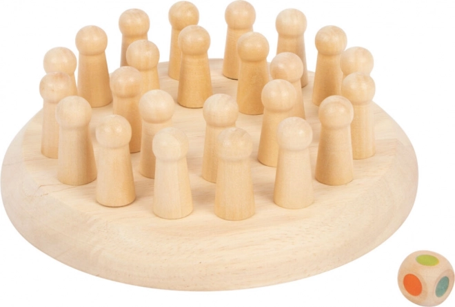 Dřevěné barevné pexeso