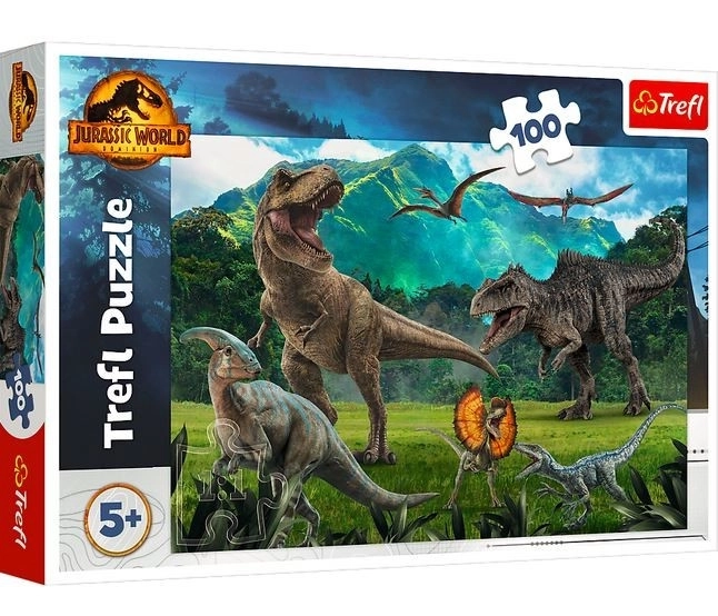 Puzzle dinosauři Jurassic Park 100 dílků