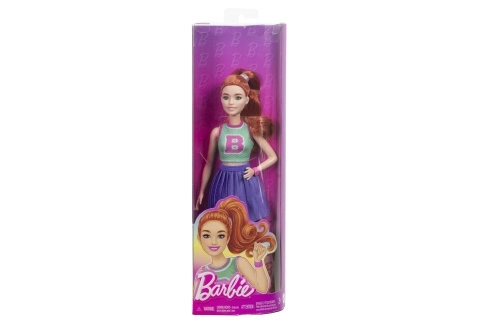 Panenka Barbie Fashionistas v roztomilém outfitu roztleskávačky