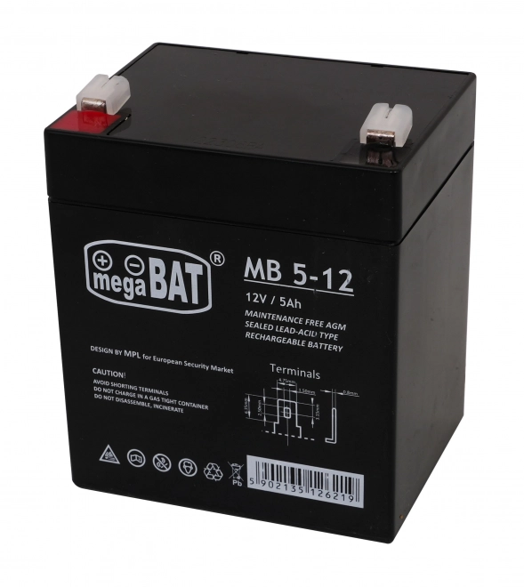Gelová baterie 12V/5AH pro dětská elektrická vozidla - Náhradní díl