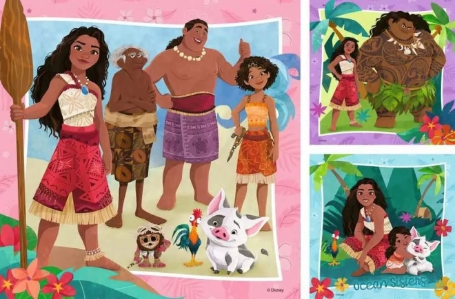 Puzzle Vaiana 2, 3x49 dílků