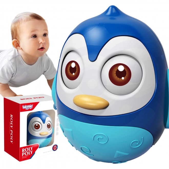 WOOPIE Smyslová hračka pro děti ve tvaru tučňáka