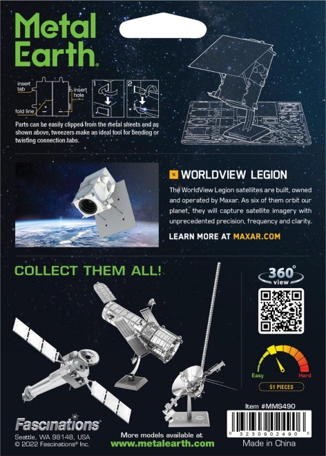 METAL EARTH 3D puzzle WorldView Legion