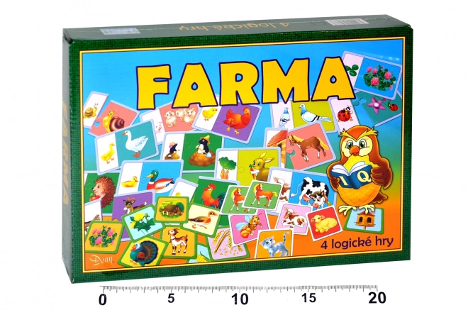 Naučné a logické hry pro děti FARMA