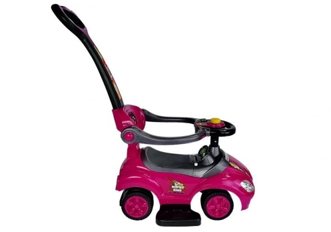 Mega Car 3v1 Push Ride Pink