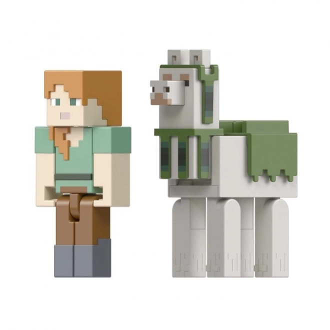 Minecraft figurky Alex a lama