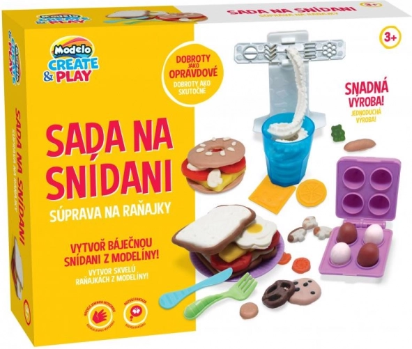 Modelo sada na modelínovou snídani pro děti