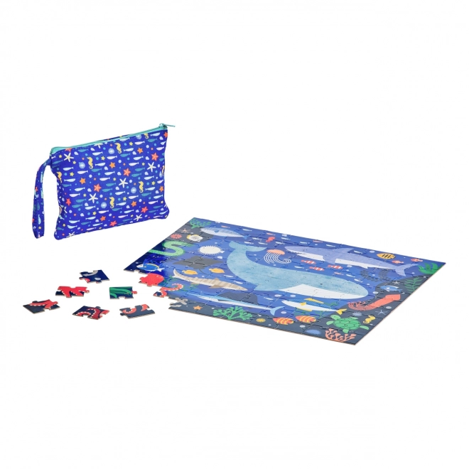 Oboustranné puzzle pod mořem