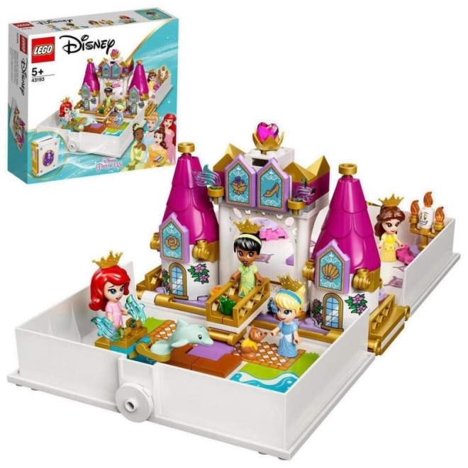 LEGO Disney Princess 43193 Pohádková kniha dobrodružství Ariel, Kráska, Popelka a Tiana
