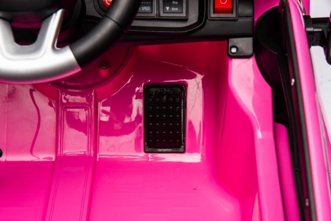 Elektrické autíčko Dodge Charger policejní růžové