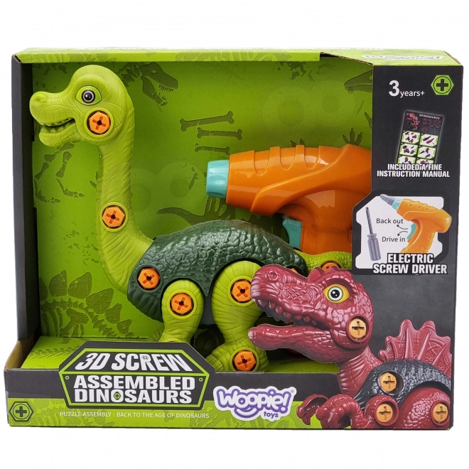 Dinozaur ke Skládání WOOPIE s Vrtákem