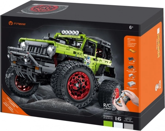 Stavebnice terénního RC auta 1:6 iM.MASTER, 2,4 GHz, 2121 dílků
