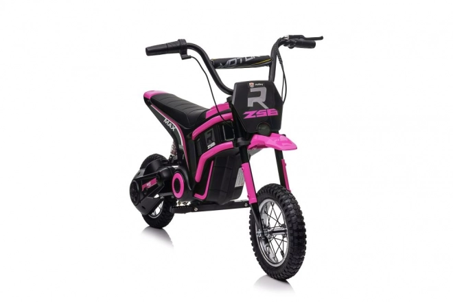 Dětská Motorka S Baterií Růžová
