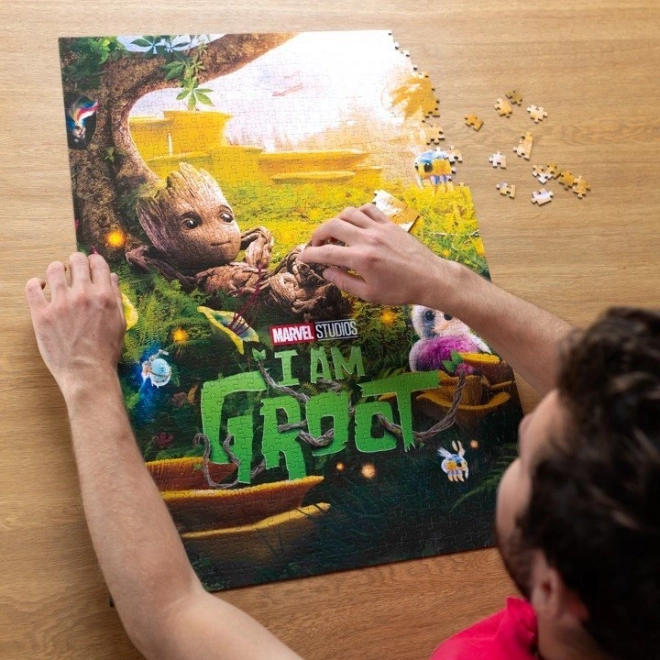 TREFL Puzzle Premium Plus Marvel: Já jsem Groot 1000 dílků