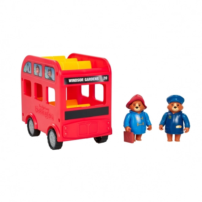 Hrací sada Paddington s červeným autobusem