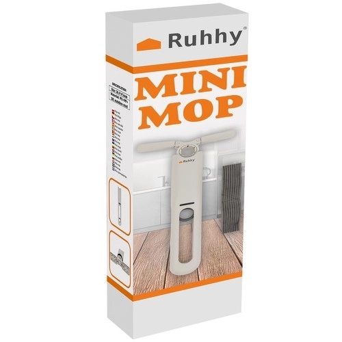 Kompaktní mini mop s náhradními čisticími hlavicemi