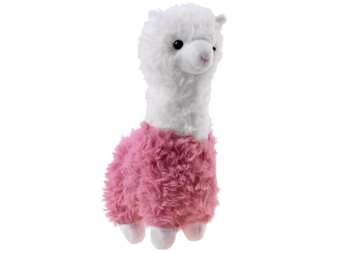 Alpaka plyšový maskot lama 28cm ZA4402 – Růžová
