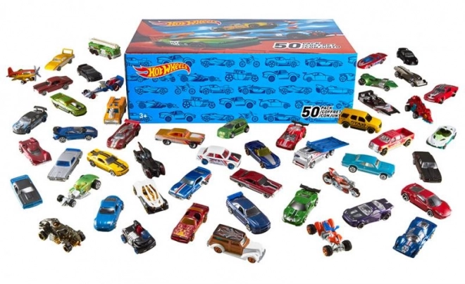 Hot Wheels sada autíček 50 ks