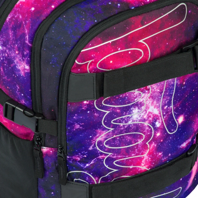 BAAGL Školní batoh Skate Galaxy