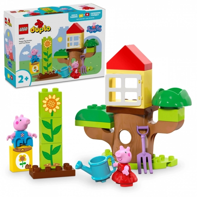 LEGO DUPLO Peppa Pig Zahrada a domek na stromě