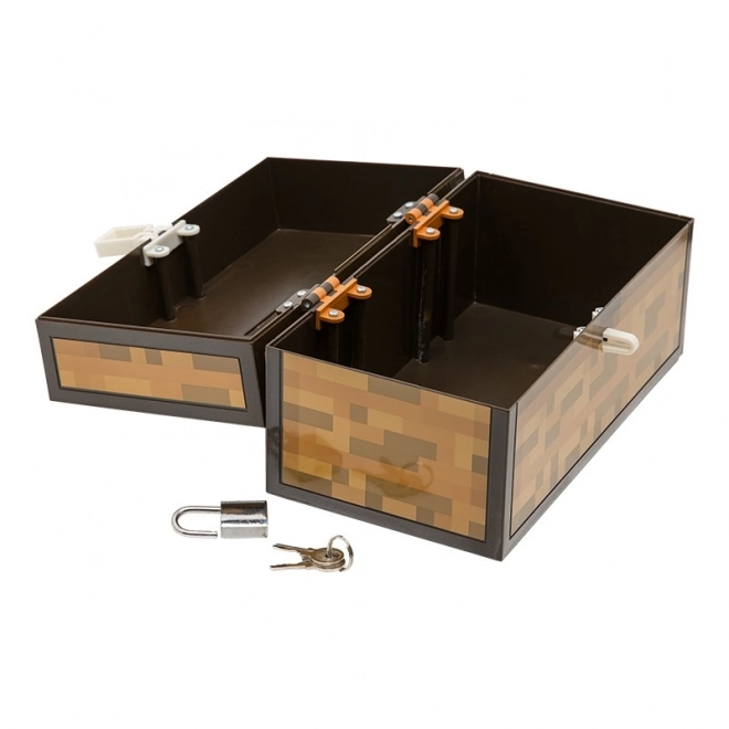 Pokladnička ve stylu truhly Minecraft