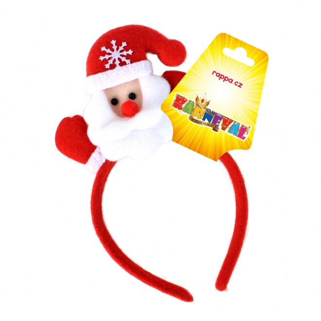 Vánoční čelenka Santa