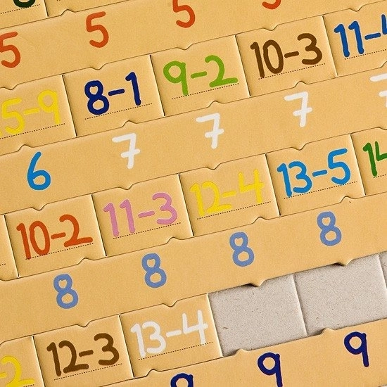 Puzzle Matematika: Odečítání 81 Dílů