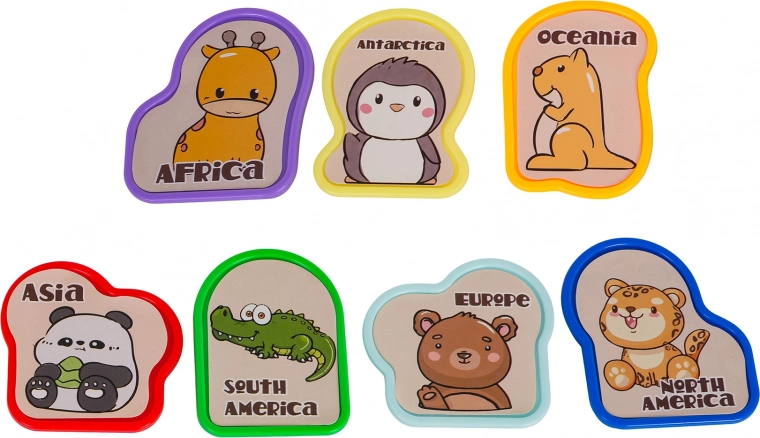 Objevování kontinentů se zvířátky