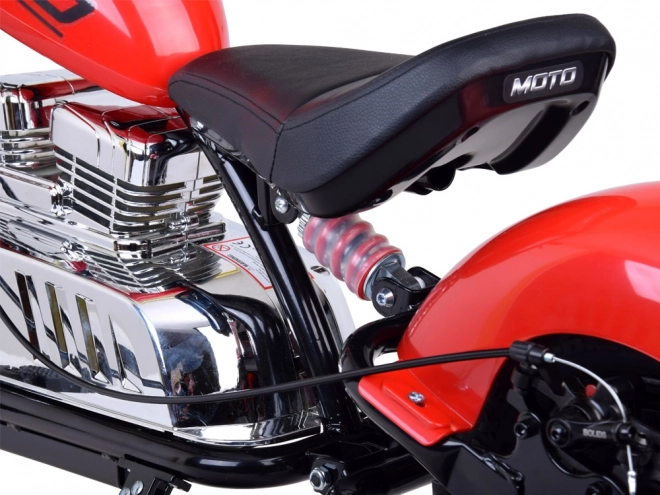 Elektrycký chopper motocykl pro děti – Červená